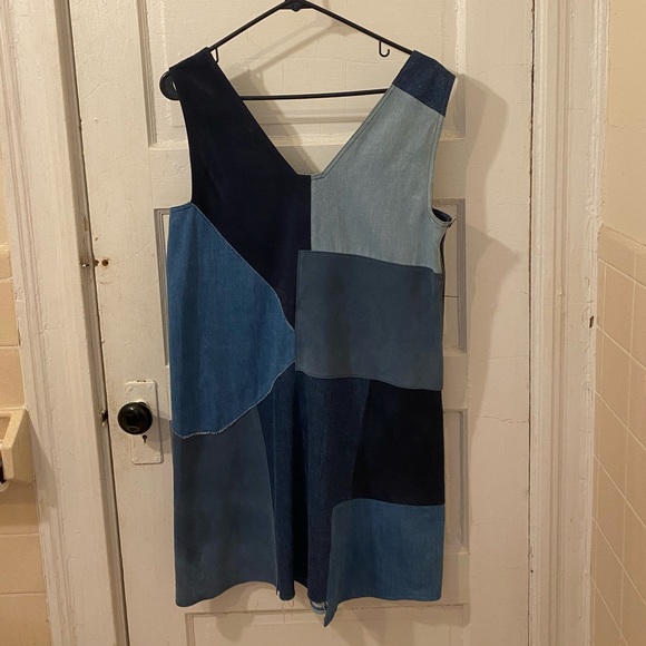 M.I.h jeans patchwork denim dress - Picture 2 of 2